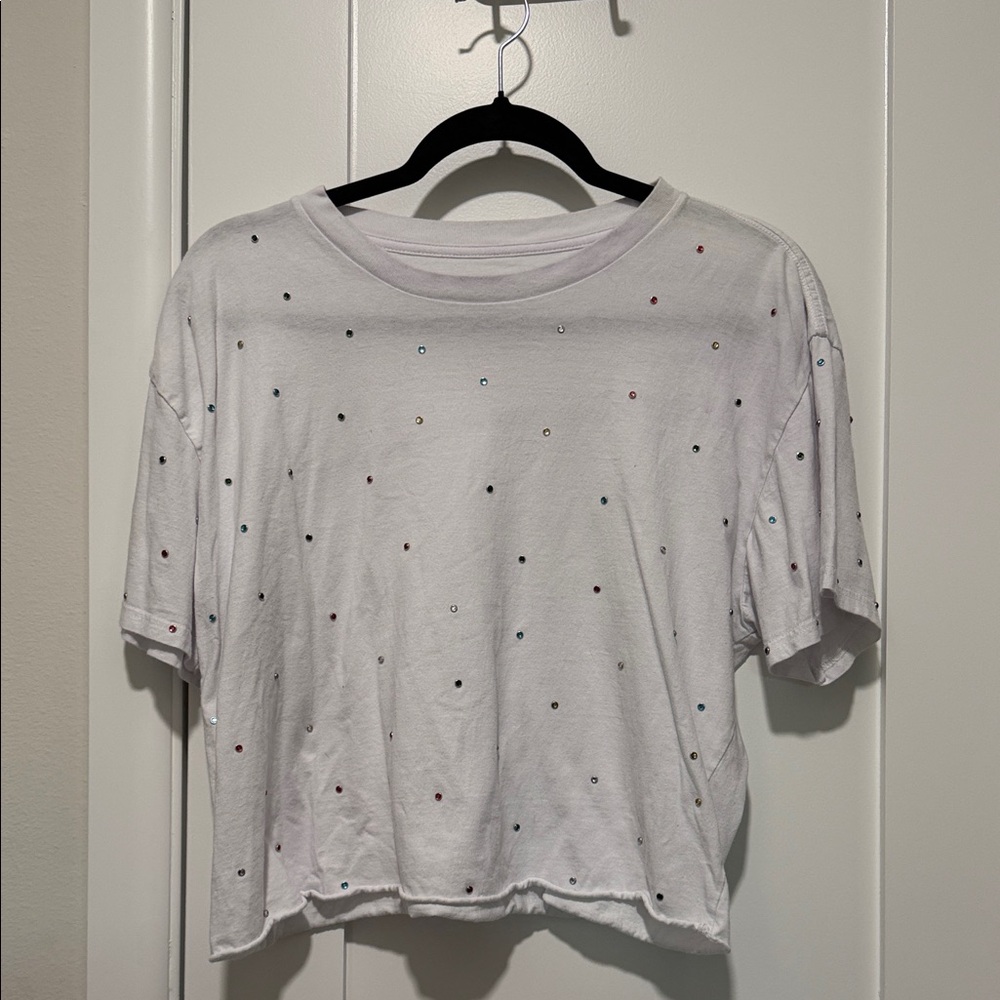 Bedazzled crop top